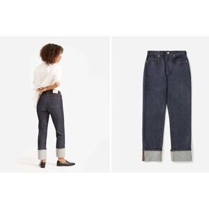 Everlane High Rise Straight Jeans size 25